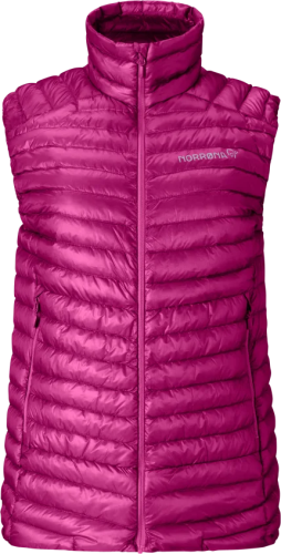 Norrøna Women's Trollveggen Superlight Down Vest Festival Fuchsia