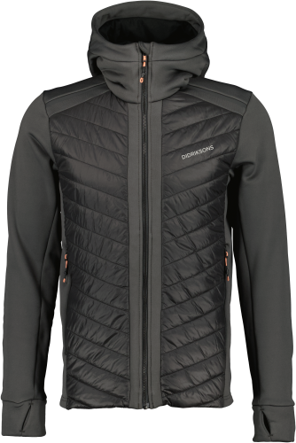 Didriksons Men's Zuko Full Zip 2 Coal Black