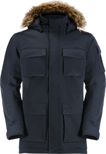 Jack Wolfskin Men's Glacier Canyon Parka Night Blue