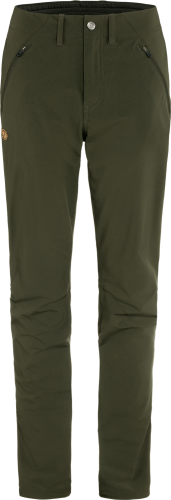 Fjällräven Women's Abisko Trail Stretch Trousers Deep Forest