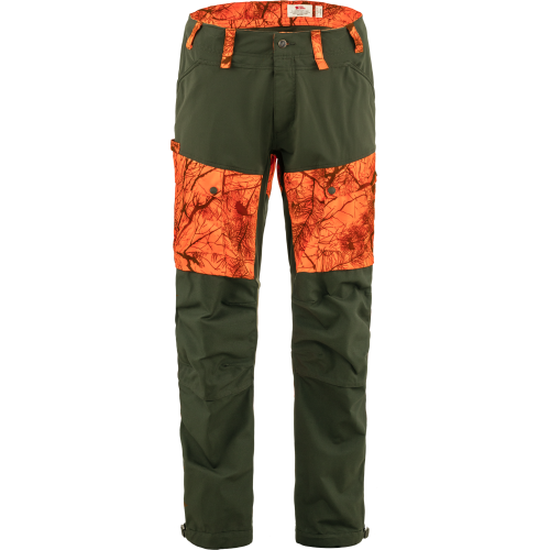 Fjällräven Men's Lappland Hybrid Trousers Orange Multi Camo-Deep Fores...