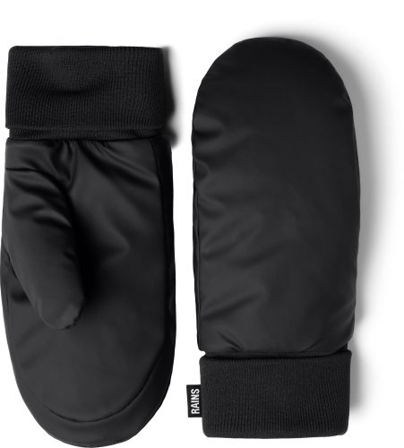 Rains Puffer Mittens Black