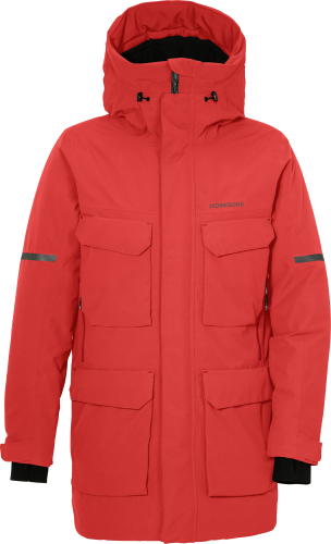 Didriksons Men's Drew Parka 7 Pomme Red