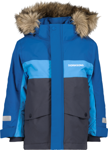 Didriksons Kids' Bjärven Parka 2 Classic Blue