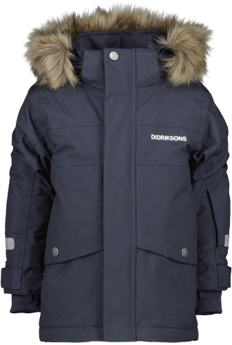 Didriksons Kids' Bjärven Parka 3 Navy