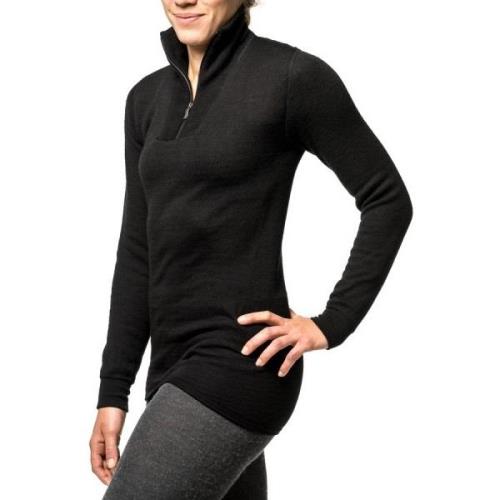 Woolpower Zip Turtleneck 400 Black