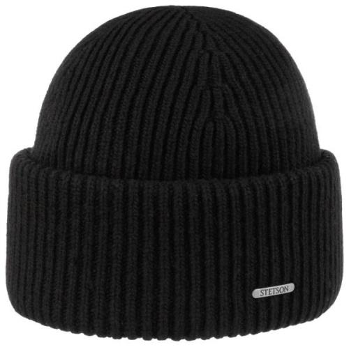 Stetson Men's Beanie Merino Black