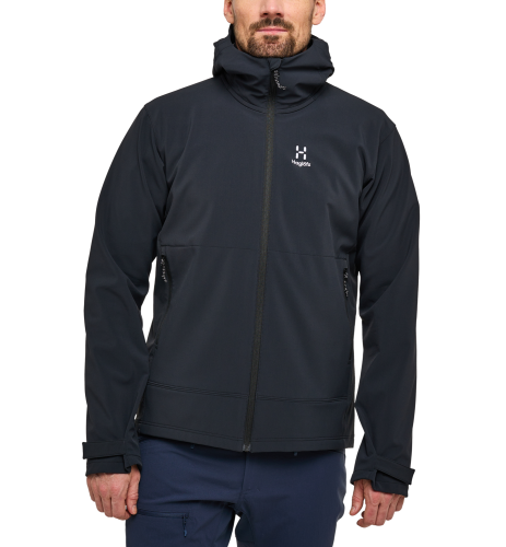 Haglöfs Men's Chilly Softshell Hood True Black