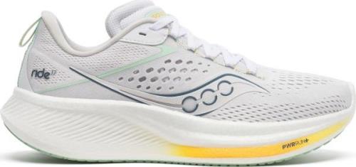 Saucony Women's Ride 17 White/Peel