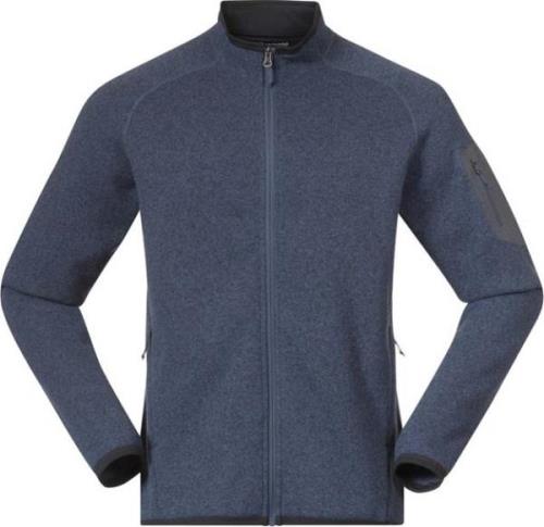 Bergans Men's Kamphaug Knitted Jacket Granite Blue