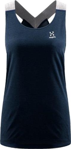 Haglöfs Women's Ridge Tank Tarn Blue Solid