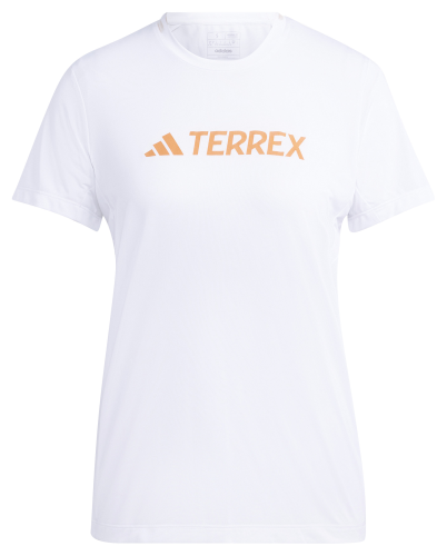 Adidas Women's Terrex Mt Log Tech Tee White