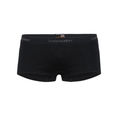 Icebreaker Women's 200 Oasis Boy Shorts Black