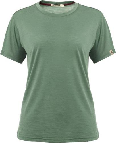 Aclima Women's LightWool Classic Tee Dark Ivy