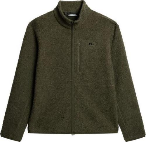 J.Lindeberg Men's Peter Pile Jacket Forest Green