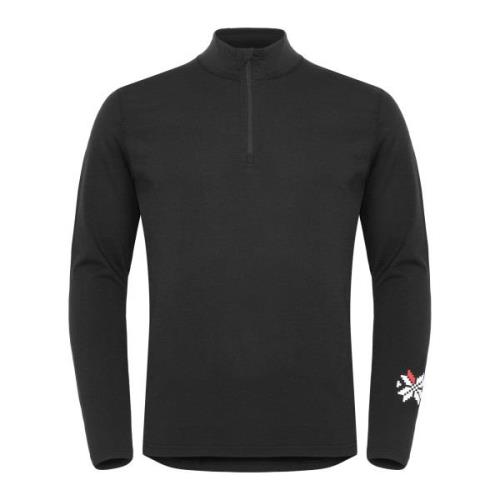 Gridarmor Men's Merino Undertøy Zip Top Black Beauty