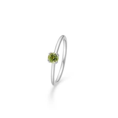 Mads Z Poetry Solitaire Peridot Ring Sølv 2146053