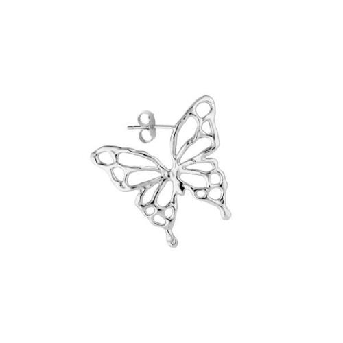 Jane Kønig Butterfly Ørering Single Sølv BE-HS23-S