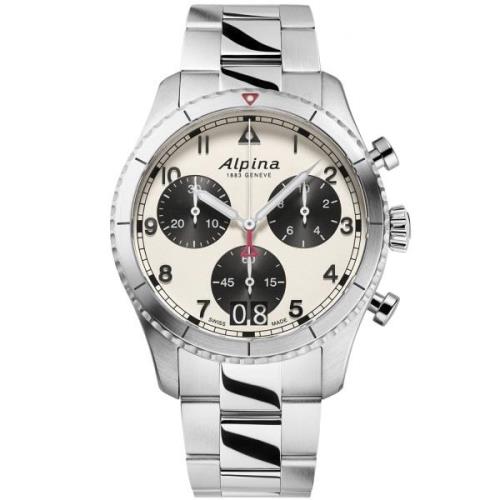 Alpina Pilot Quartz Chronograph Big Date AL372WB4S26B