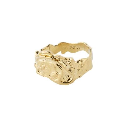 Pilgrim Blossom Ring 18 kt. Brass Goldplated 142222004