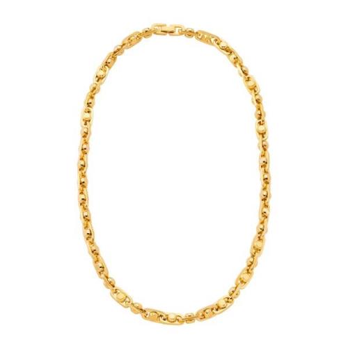 Michael Kors Premium Necklace Halskjede Brass Goldplated MKJ835600710
