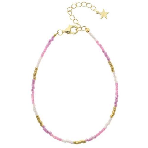 Nuni Copenhagen Kira Armbånd 18 kt. Gullforgylt sølv A3025-LightPink