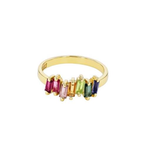 Suzanne Kalan Amalfi Rainbow Ring PR452-YGRBW