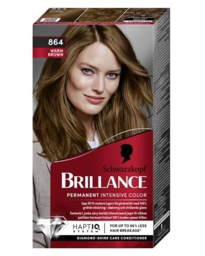 Schwarzkopf Brillance 864 Warm Brown 160 ml