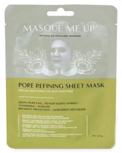 Masque Me Up Natural Bio Cellulose Facemask - Pore Refining Sheet Mask...