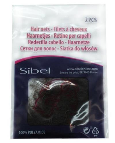 Sibel Hair Nets Medium Brown Ref. 118023347   2 stk.