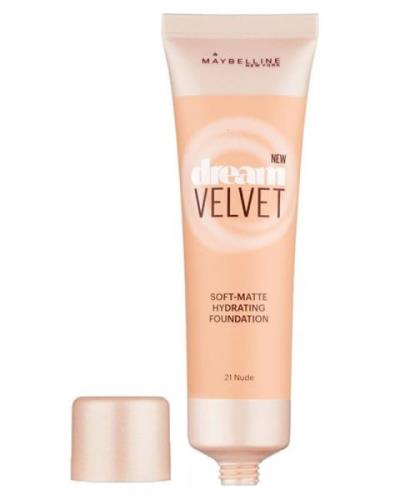 Maybelline Dream Velvet Soft Matte Hydrating Foundation - 21 Nude 30 m...