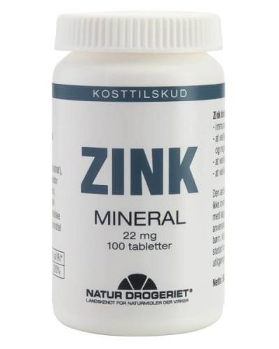 Natur Drogeriet Zink Mineral   100 stk.