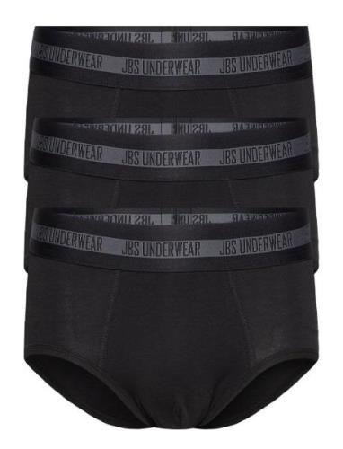 Jbs 3-Pack Brief Bamboo Underbukser Y-frontunderbukser Black JBS