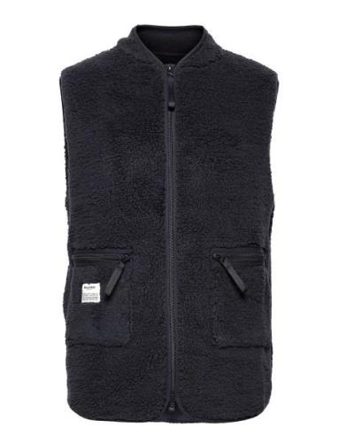 Fleece Vest Recycled Vest Black Resteröds