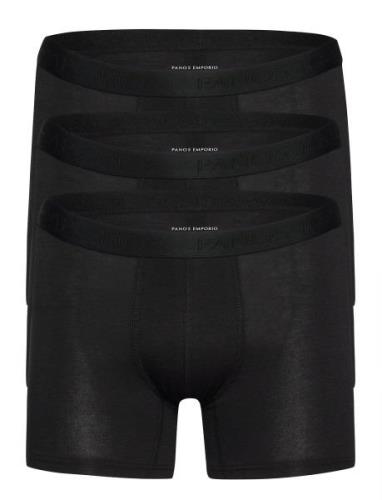 Panos Emporio 3Pk Base Bamboo Boxer Boksershorts Black Panos Emporio