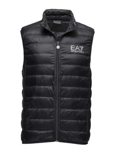 Down Waistcoat Vest Black EA7
