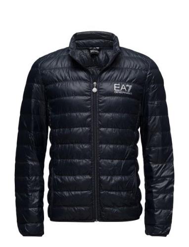 Down Jacket Fôret Jakke Navy EA7