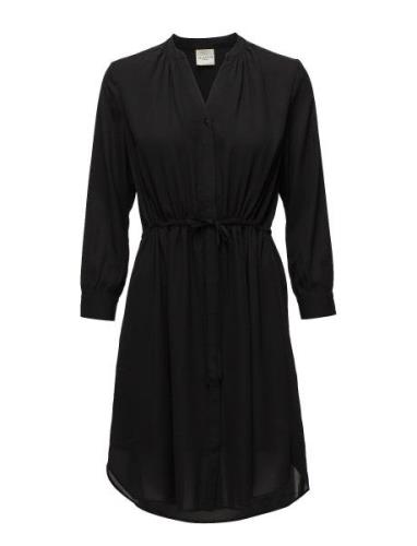 Slfdamina 7/8 Dress B Noos Kort Kjole Black Selected Femme