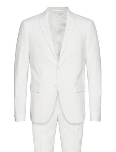 Plain Mens Suit - Normal Length Dress White Lindbergh