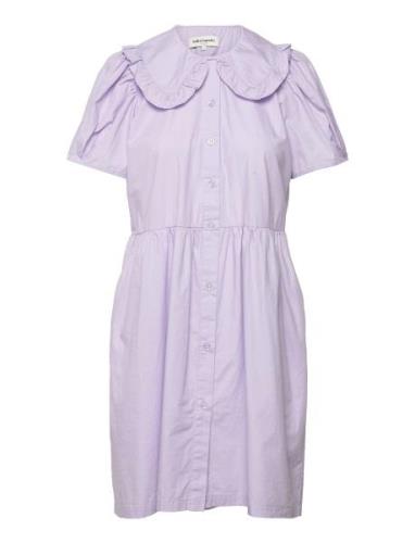 Henrikke Dress Kort Kjole Purple Lollys Laundry