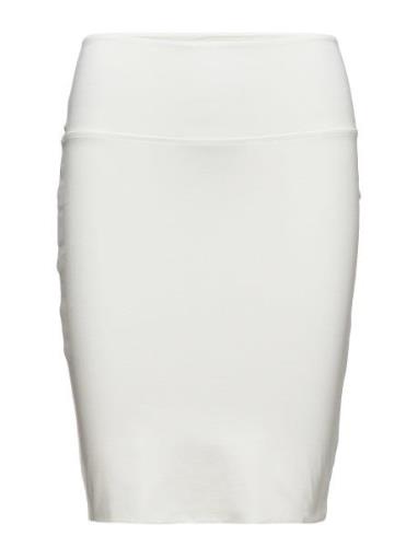 Penny Skirt Kort Skjørt White Kaffe