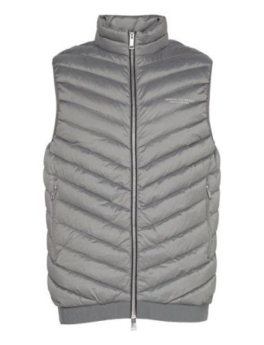 Down Vest Vest Grey Armani Exchange