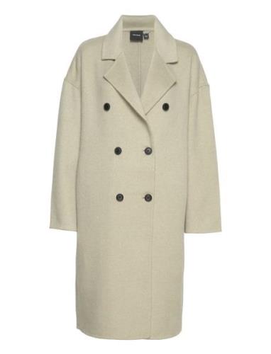 Vmmara Wool Coat Outerwear Coats Winter Coats Grey Vero Moda