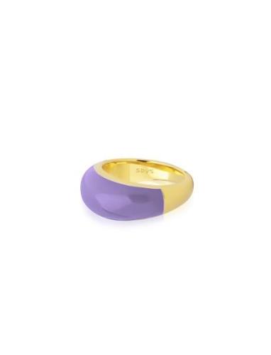 Enamel Bold Ring Ring Smykker Gold SOPHIE By SOPHIE