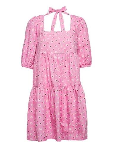 Manoncras Dress Kort Kjole Pink Cras