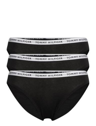 3P Bikini Truse Brief Truse Black Tommy Hilfiger