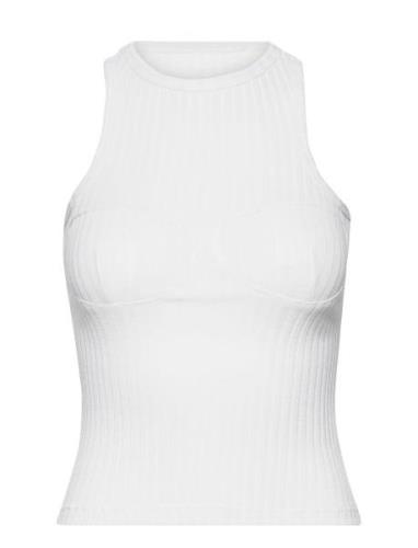Callie Stitch Tank Top Topp White OW Collection