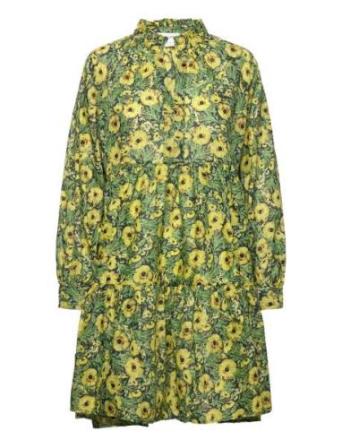 Dress Mona Voile Kort Kjole Multi/patterned Lindex