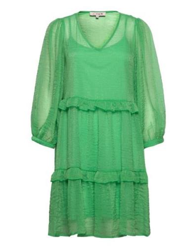 Josephine Dress Kort Kjole Green A-View