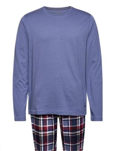 Pyjama 1/1 Knit Pyjamas Blue Jockey